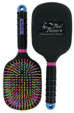 Professional's Choice 1000-RNBW Mod Paddle Horse Brush Bright Rainbow Bristles