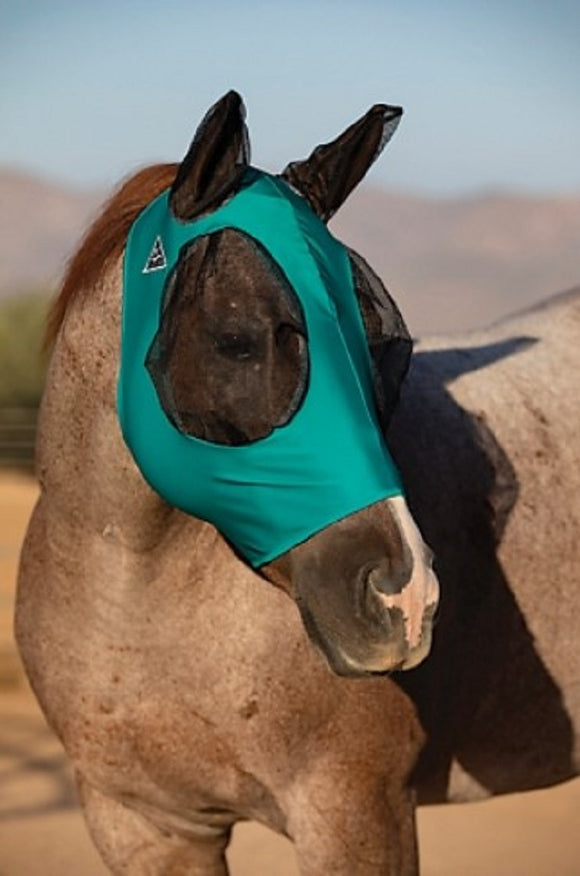 Professional's Choice CFM200-TEA Comfort Fit Fly Lycra Mask Horse- Teal