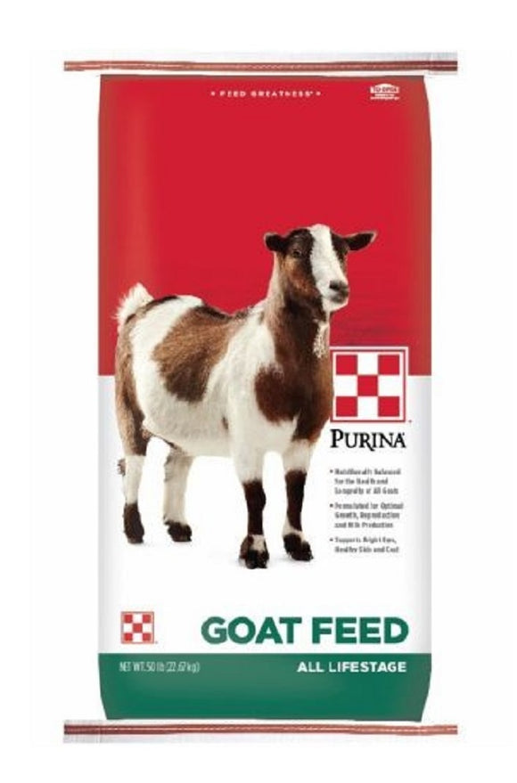 Purina 3004591-506 Livestock Supplies 50 Pounds Package Goat Chow Textured Feed