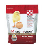 Purina 3004799-345 Start&Grow Starter 5lbs Medicated Laying Chick Feed Crumbles