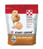 Purina 3004801-345 Start & Grow Non-Medicated Crumbles Hen Feed in 5 lbs. Pack