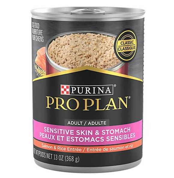 Purina Pro Plan Wheat-Free Salmon and Rice Pate Wet Dog Food 13 oz. 1 Single Can