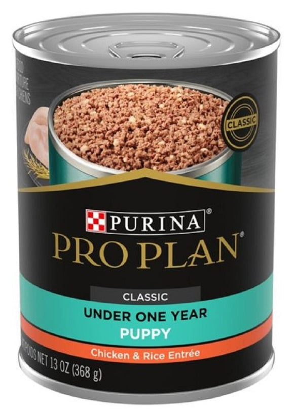 Purina Pro Plan 3810002773 Focus Puppy Chicken and Rice Pate Wet Dog Food -1 Can