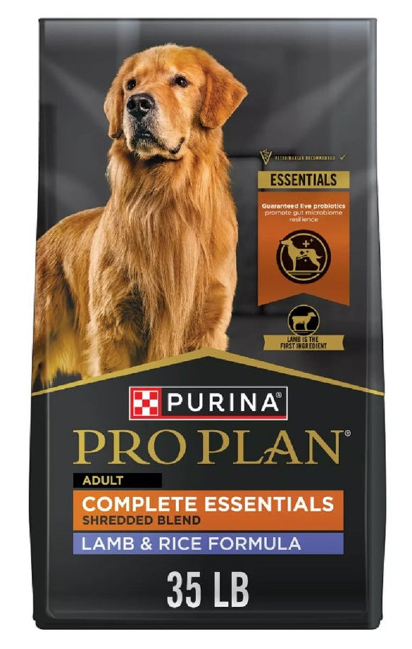 Purina Pro Plan 3810013063 Adult Lamb and Rice Formula Dry Dog Food - 35 lb.