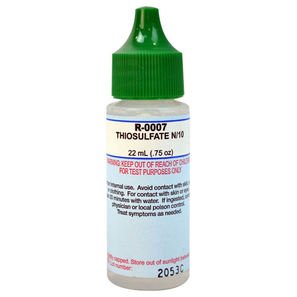 Taylor R0007A Standard Thiosulfate Reagent #7 0.75 oz R-0007-A-24