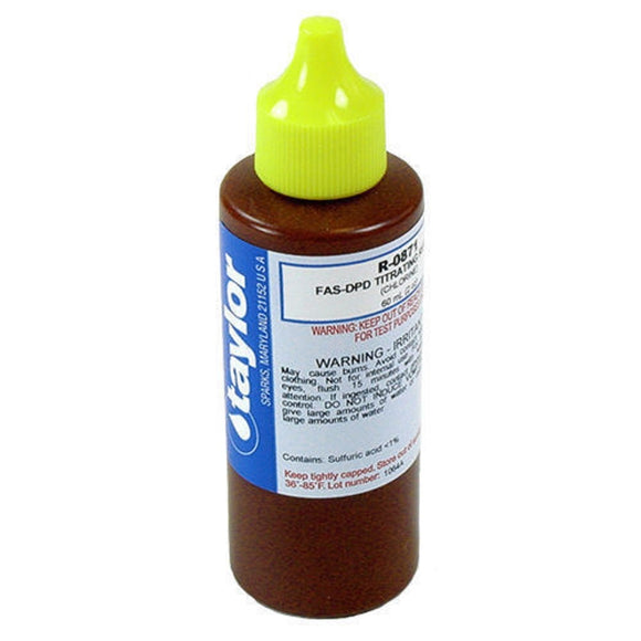 Taylor R0871C FAS-DPD Titrating Reagent Chlorine 2 OZ R-0871-C