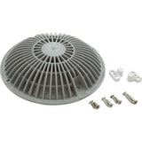 AquaStar R8MF103 Main Drain Grate,Retro 8" Round,MoFlow,w/Hardware,Light Gray