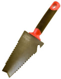 Radius Garden 16011 Root Slayer Trowel w/ Twine Cutter, Heavy Duty Blade-6.75in.