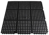 Redbarn Heavy Duty, Rubber, Anti-Fatigue, Interlocking Stall Mat-3 ft.x 3 ft.