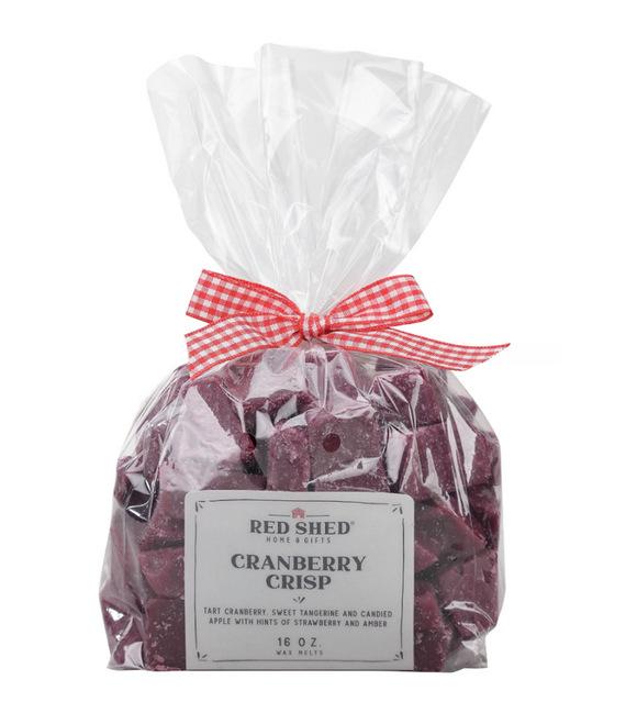 Red Shed ET22MG009 Cranberry Crisp Scented Wax Melts, 16 oz.