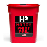 1 qt. Red Paint Pail with Strap and Brush Magnet