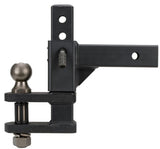 Reese Tactical Adjustable Trailer Hitch Ball Mount with Clevis- 7.5K lb Capacity