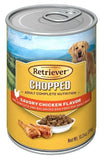 Retriever Adult Savory Chicken Flavor Chopped Wet Dog Food, Count of 12 Cans