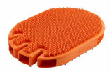 Retriever RB020 Pet Supplies Ergonomic Shape Orange-Colored Palm Grooming Glove