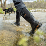 Ridgecut RC211TS Men's Farmsteader Neoprene and Rubber Boots, Black, Size 10