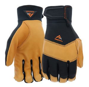 Ridgecut RC86008-M Split Leather Premium Performance Gloves/Brown/Medium/1 Pair