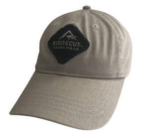 Ridgecut SB2371 Women's Stone Wash Cap with Patch, Gray, One Size