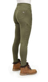 Ridgecut YLB-30451 Women's Stretch Fit Natural-Rise Work Leggings, Olive, XL