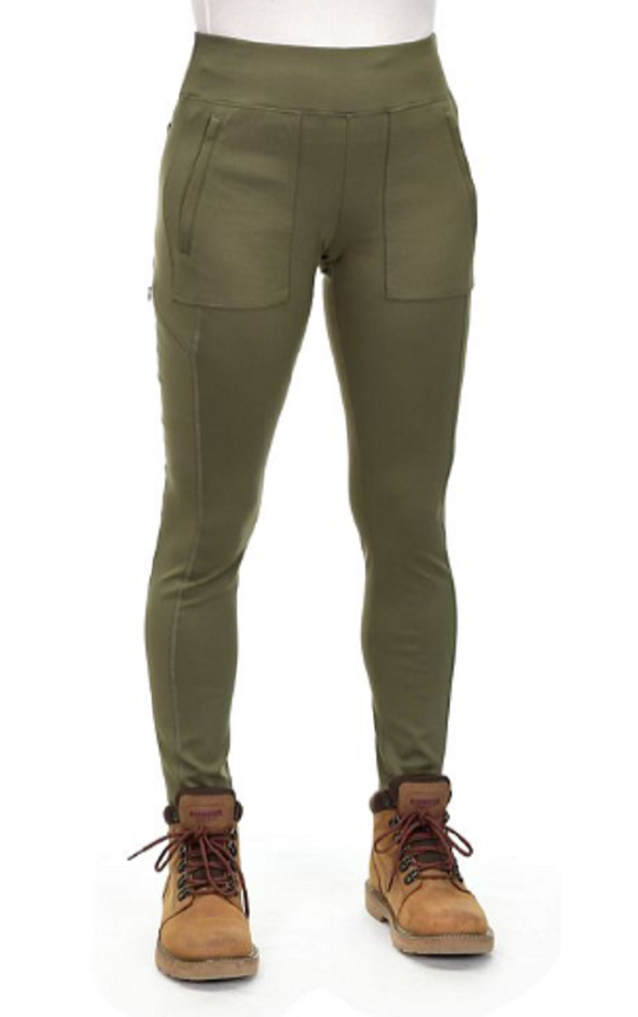 Ridgecut YLB-30451 Women's Work Leggings, Olive, Extra Large