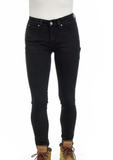 Ridgecut YLB-4045 Women's Flex Denim 5 Pocket Skinny Jeans, Black, Size 12