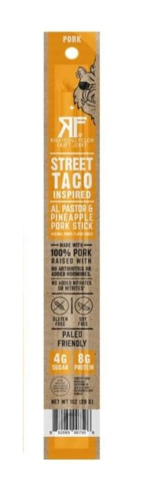 Righteous Felon PT-STICK-24 Street Taco Pork & Pineapple Stick 1 oz., 1 Stick