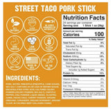 Righteous Felon PT-STICK-24 Street Taco 100% Pork & Pineapple Stick 1 oz.