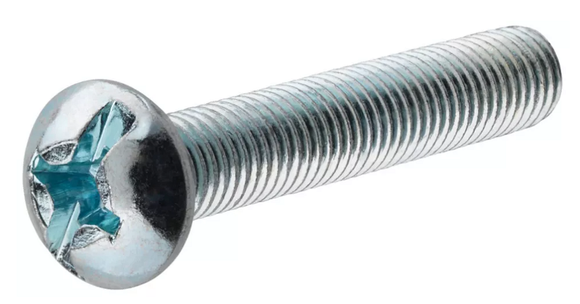 Hillman 7728 Round Combination Head Machine Screw, 1/4 in. x 1-1/4 in., 2-Pack