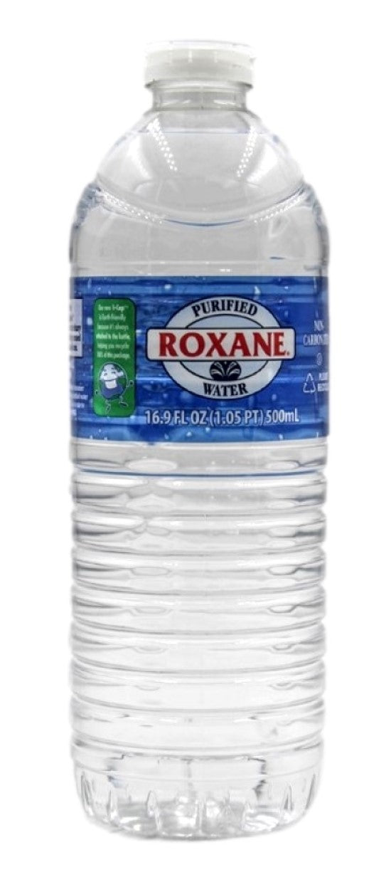 Roxane Purified Water 16.9 oz. Bottles, 1 Single Bottle