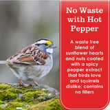 Royal Wing 15031 Total Care No Waste Wild Bird Food with Hot Pepper, 14 lb.