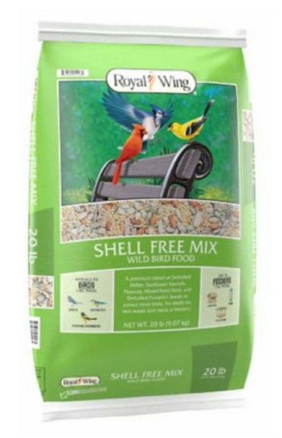 Royal Wing 200 Animals and Pet Supplies 20 Pounds Shell-Free Wild Bird Food Mix