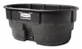 Rubbermaid 4245-00-GRAY Structural Foam Stock Tanks in Black, 150 gal. Capacity