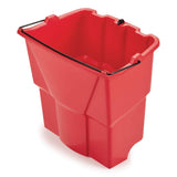 WaveBrake 4.5 Gal. Red Plastic Dirty Water Bucket