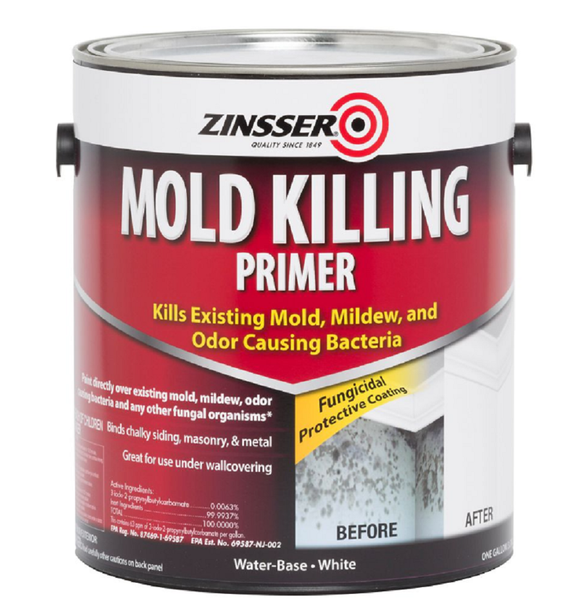 Rust-Oleum 276049 1 gal. White Zinsser Mold Killing Primer