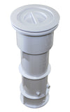 AquaStar US101 7.5" Umbrella Stands with Sleeve and Center Cap - White