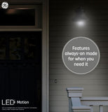 Savant 93128971 GE LED Outdoor Floodlight Bulb, Automatic Motion Light Sensor