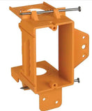 Carlon SC100A Low-Voltage Bracket 1-Gang Non-Metallic PVC Orange