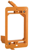 Carlon SC100RR Non-Metallic Low-Voltage Old Work Bracket 1-Gang PVC Orange