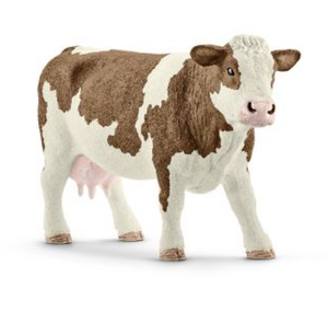 Schleich 13801 Educational Simmental Cow Toy Figurine