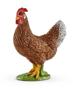 Schleich 13826 Farm Animal Hen Toy Figurine