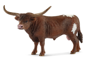 Schleich Texas Longhorn Bull Farm Animal Toy Figurine