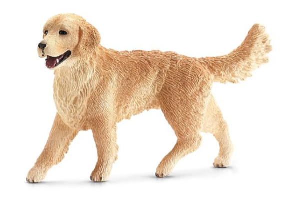 Schleich 16395 Farm Animal Golden Retriever Toy Figurine