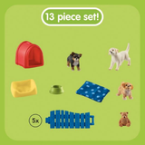 Schleich 42480 Farm World Puppy Pen Play Set