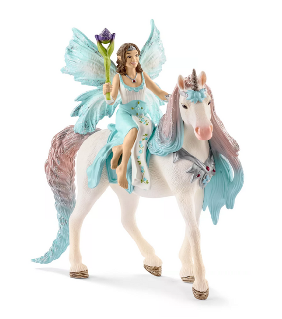 Schleich 70569 Fairy Eyela with Unicorn Toy Figure