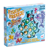 Schylling TFGL24 Fishin' Frenzy Game w/ Fishes and 4 Fishing Poles