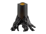 Red Shed JX24H016 Cast Iron Stump Flameless Candle for Halloween