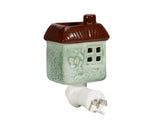 Red Shed JF2401 Green Fairy House Plug-In Wax Warmer, Ceramic Material