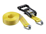 Traveller FH9916 2 in. x 27 ft. Yellow Ratchet Tie-Down Strap, Polyester