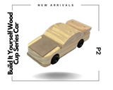 P2 620245 DIY Wood Cup Series Car Kit: Fun & Creative Build for Kids