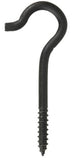 Hillman Black Coated Ceiling Hook Size, .225 in. x 3-7/8 in., 320124