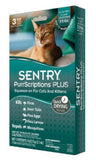 Sentry PurrScriptions Plus Flea and Tick Topical Treatment for Cats Under 5 lb.